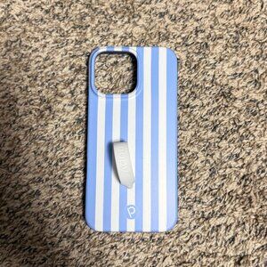 Loopy Blue Stripes iPhone 16 Pro Max Case